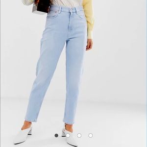 Mango Mom jeans in light blue